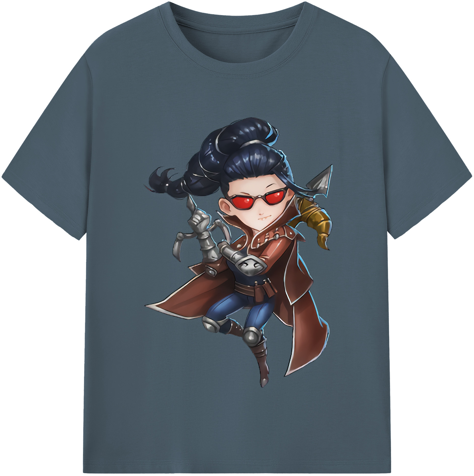 リーグ・オブ・レジェンド League of Legends LOL 綿100％半袖Tシャツ（フロントプリント）